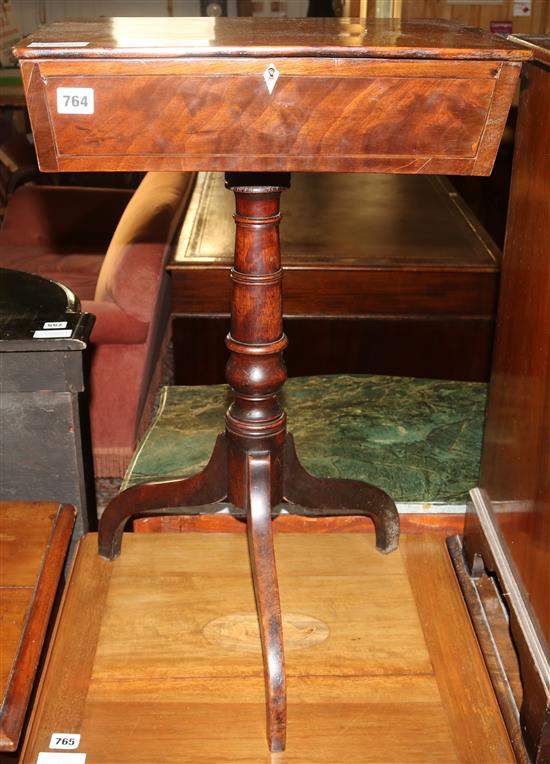 Geo III  mahogany work table